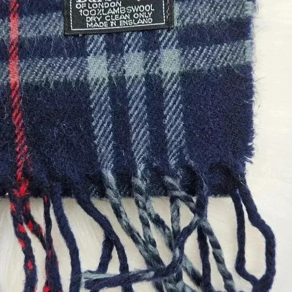 Burberry Novacheck Blue πππ% π₯ππ¦ππ¬π°π¨π¨π₯ Scarf - Picture 5 of 10